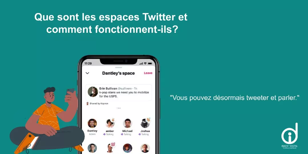 Twitter Spaces : un nouvel espace public de communication.